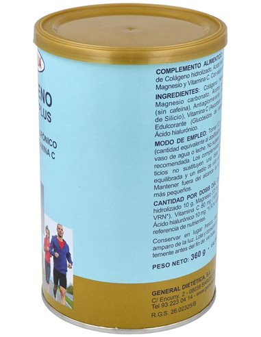 Colageno Soluble Plus Sabor Cafe 300Gr. de Integralia