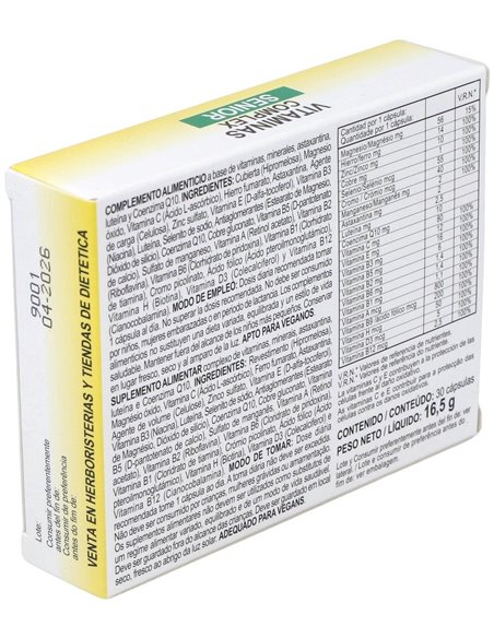 Vitaminas Complex 30Cap. de Integralia