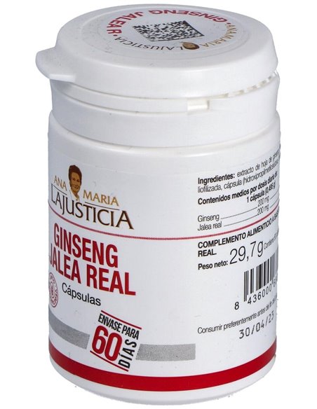 Jalea Real Con Ginseng 60Cap. de Ana Maria Lajusticia