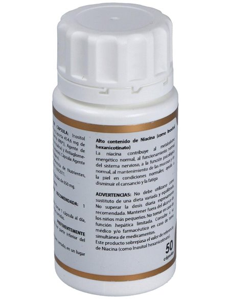 Holovit Niacina No Ruborizante 500 Mg 50 Cap de Equisalud