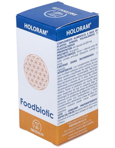 Holoram Foodbiotic 60Cap. de Equisalud
