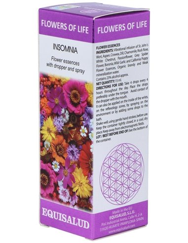 Flower Of Life Insomnio 15Ml. de Equisalud