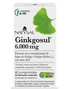 Ginkgosul (Trastornos Circulatorios) 60Comp. de Natysal