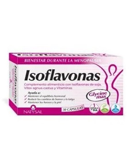 Isoflavonas (40% Isoflavonas, Vitex Agnus-Castus Y Vitaminas) 30 Cáps. de Natysal