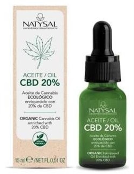 Aceite De Cannabis 20% Cbd 15Ml. Eco de Natysal