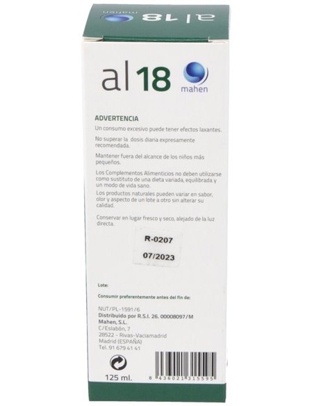 Al-18 Gotas 125Ml. de Mahen