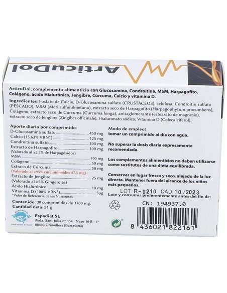 Articudol 30Comp. de Espadiet