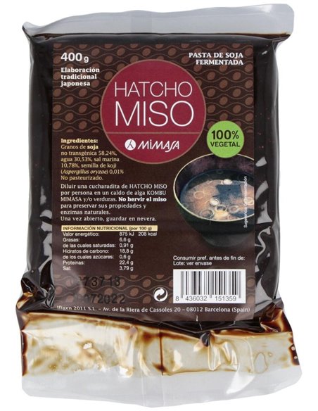 Hatcho Miso 400Gr. de Mimasa