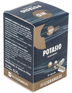 Potasio Oligogranulos 50Caps. de Waydiet Natural Products