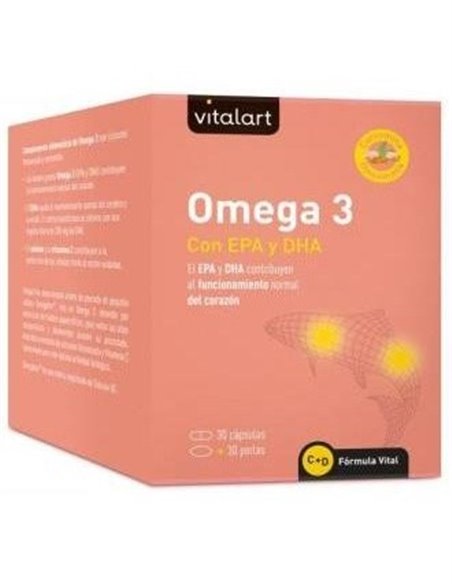 Vitalart Omega 3 30 Cáps. + 30 Perlas de Vitalart