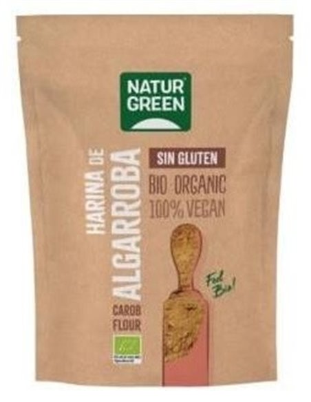 Harina de Algarroba sin Gluten Bio 500 G de Naturgreen