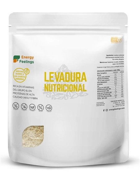 Levadura Nutricional Copos 250Gr. Vegan Sg de Energy Feelings
