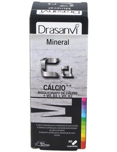 Mineral Calcio Vit D3+K2 90Comp. de Drasanvi