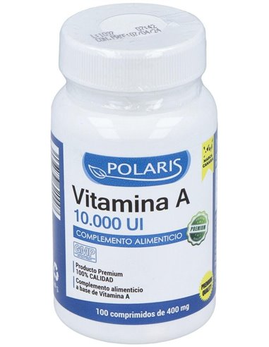 Vitamina A 10.000Ui 100Comp. de Polaris