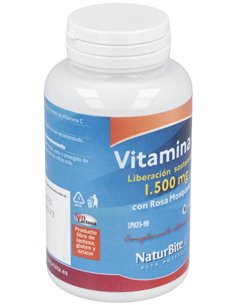 Vitamina C 1500mg Liberacion Sostenida 90 Tabl. de NaturBite