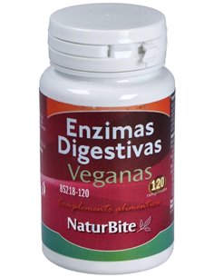 Enzimas Digestivas Veganas 120Comp. de Naturbite