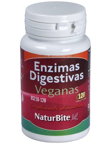 Enzimas Digestivas Veganas 120Comp. de Naturbite