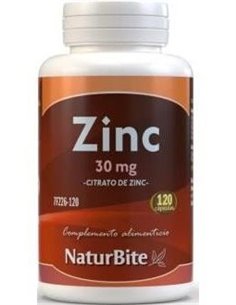 Zinc Citrato 30Mg 120Cap. de Naturbite