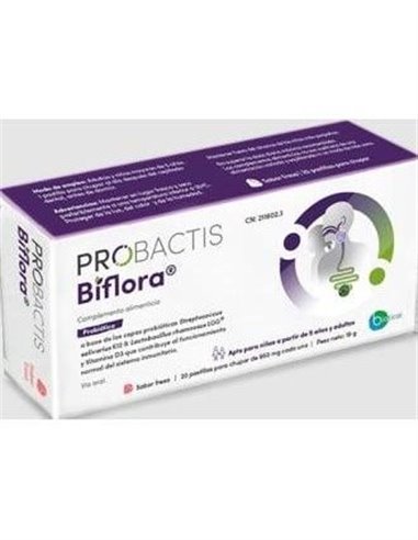 Probactis Biflora 20Pastillas. de Probactis