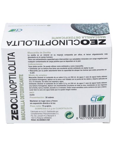 Zeoclinoptilolita 30Sbrs. de Cfn