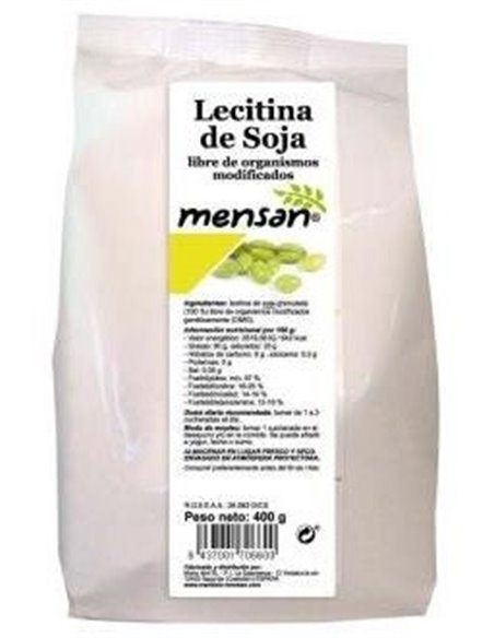 Lecitina De Soja Bolsa 400Gr. No Transgenica de Mensan