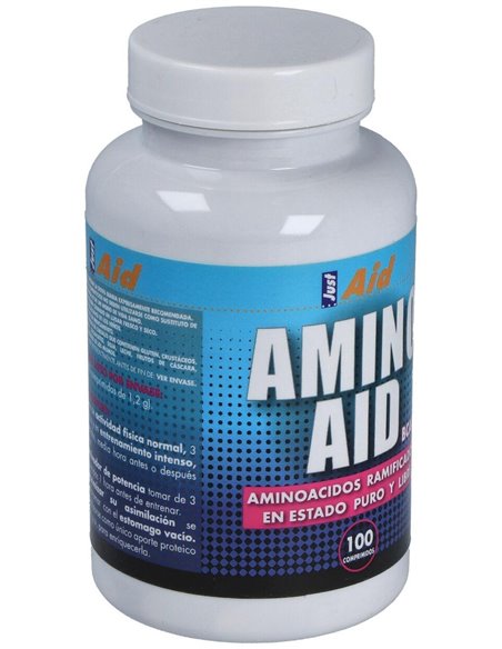 Amino Aid Bcaa (Aminoacidos Ramificados) 100Comp. de Just Aid