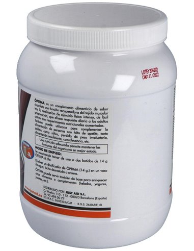 Optima Batido Proteinas Chocolate 420Gr de Just Aid