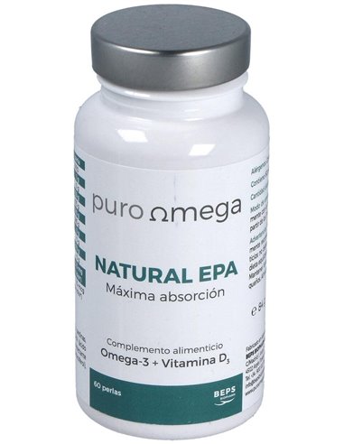 Natural EPA Máxima Absorción 60 perlas de Puro Omega