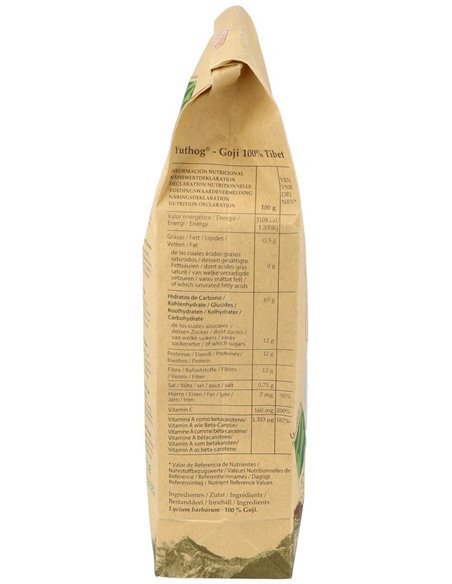 Bayas De Goji Yuthog Bolsa 250Gr. de Cien Por Cien Natural