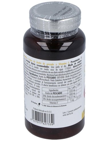 Oleomega 3 80% Dha 30Cap. de Mundonatural