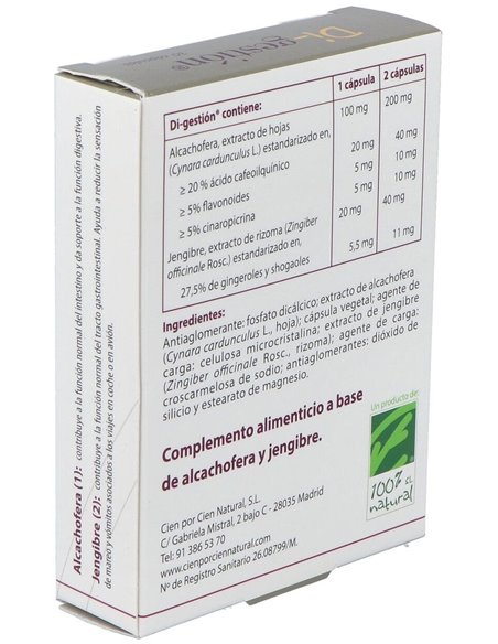 Di-Gestion 30Cap. de Cien Por Cien Natural