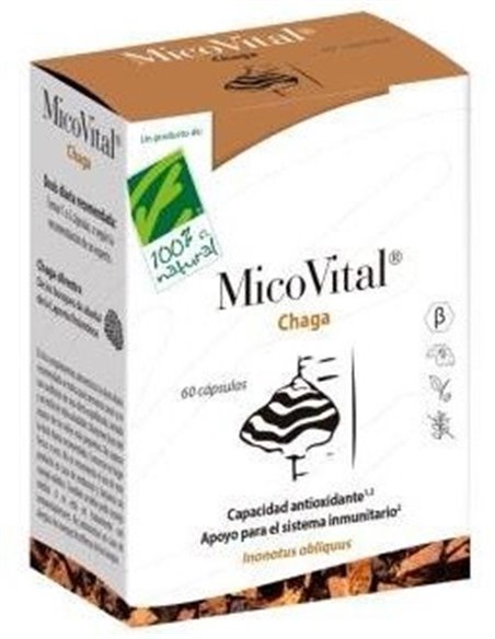 Micovital Chaga 60Cap. de Cien Por Cien Natural