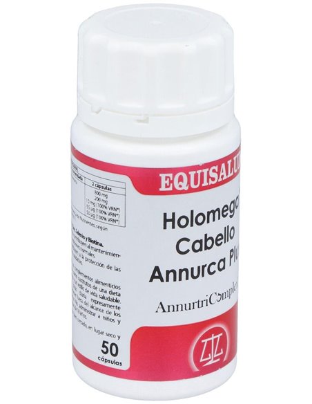 Holomega Annurca Plus Cabello 50Cap. de Equisalud