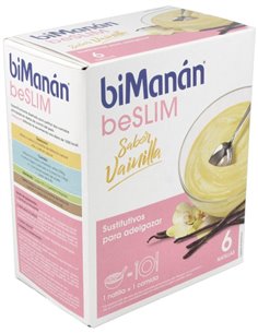 Natillas Sustitutivas Vainilla 6Sbrs. de Bimanan