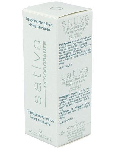 Cosmeclinik Sativa Desodorante Roll-On 75Ml. de Sativa