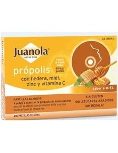 Juanola Pastillas Propolis Hedera-Miel 24Ud de Juanola