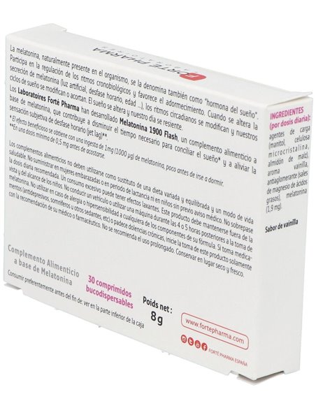 Melatonina Flash 1900 30Comp. de Forte Pharma