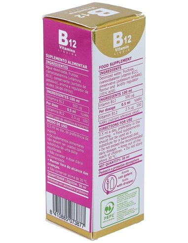 Vitamina B12 Liquida 30Ml. de Marnys