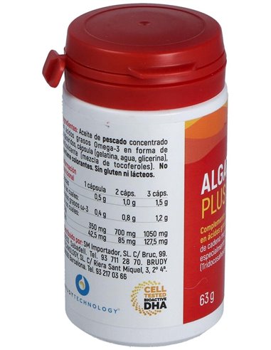 Algatrium Plus (Dha 70%) 700Mg. 90Cap. de Algatrium