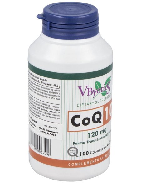 Coenzima Q10 120Mg. 100Cap. de Vbyotics