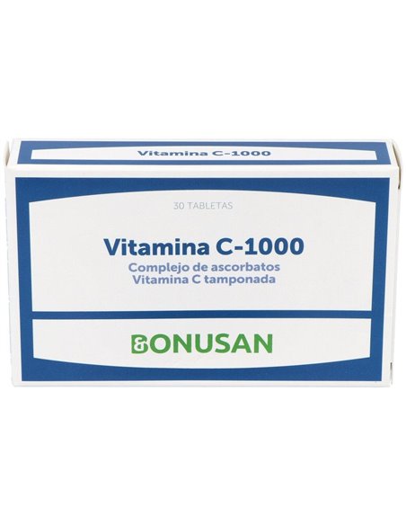 Vitamina C 1000 Complejo De Ascorbatos 30 Comprimidos Bonusan