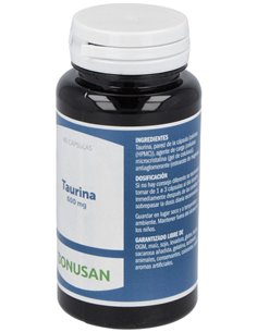 Taurina 600Mg. 60Vcap. de Bonusan