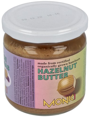 Crema De Avellanas 330Gr. Bio de Monki