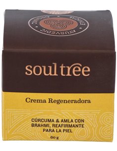 Crema Facial Regeneradora Curcuma Amla Bhrami 60Gr de Soultree