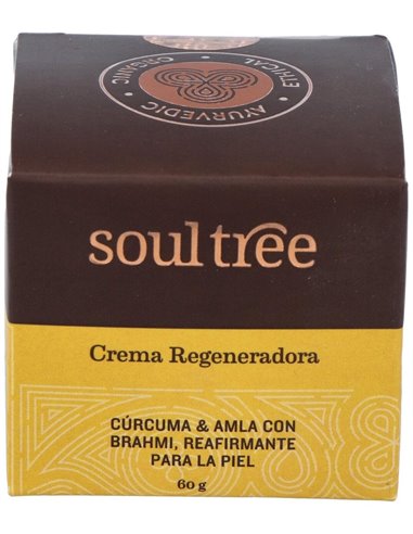 Crema Facial Regeneradora Curcuma A Mla Bhrami 60Gr Soultree