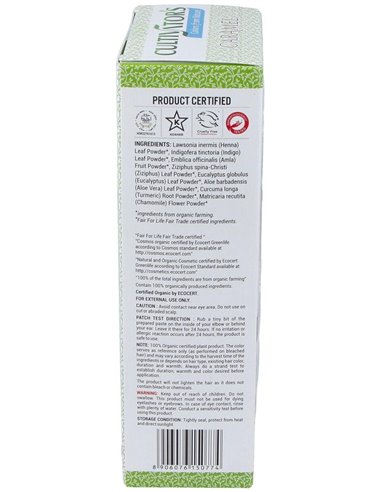 Caramelo Tinte Organico 100Gr. Ecocert de Cultivators