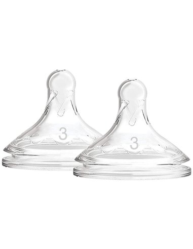 Tetina Options B/Ancha Sili Redon N3 +6M 2Un de Dr. Brown´S