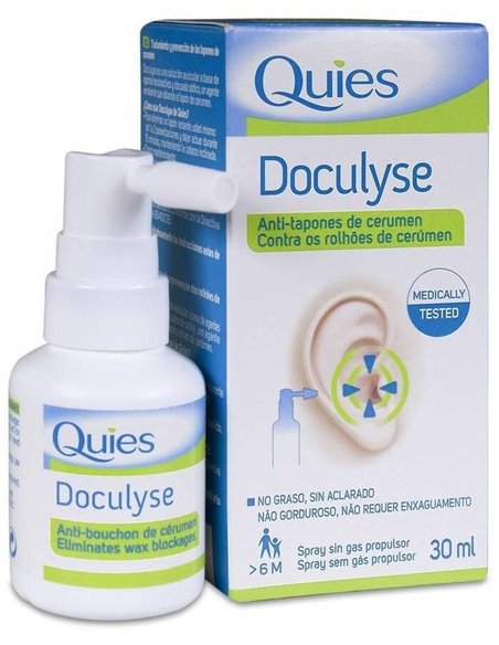 Doculyses Spray Tapones Cera 30Ml. Quies de Quies