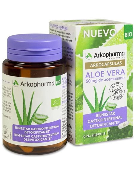 Arkocapsulas Aloe Vera Bio 30 Caps de Arkopharma