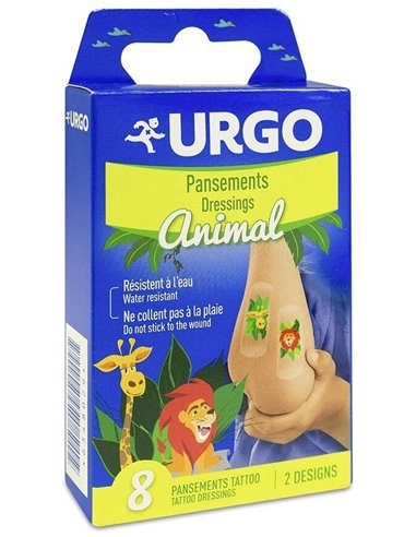 Urgo Animal Kids Tatto 8Apositos de Urgo